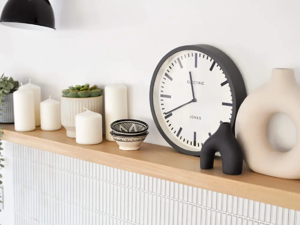 Solid Oak Floating Shelf Plasterboard Walls - 32mm plush