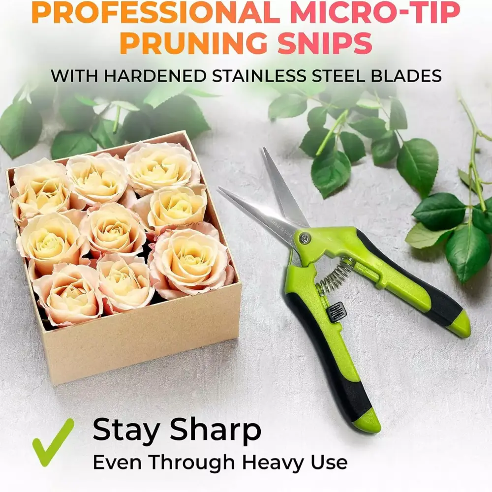 High-Quality Ergonomic Floral Shears Precision and Comfort Gardening
