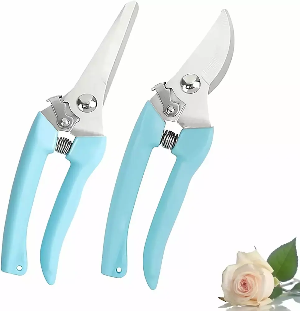 2 Pack Luxury Thickened Stainless Steel Floral Shears Flowers and Branches