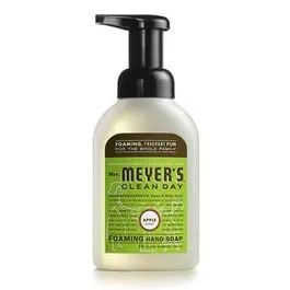 10-Ounce Apple Scented Foaming Hand Soap Refillable Dispensers Mrs. Meyer's Clean Day
