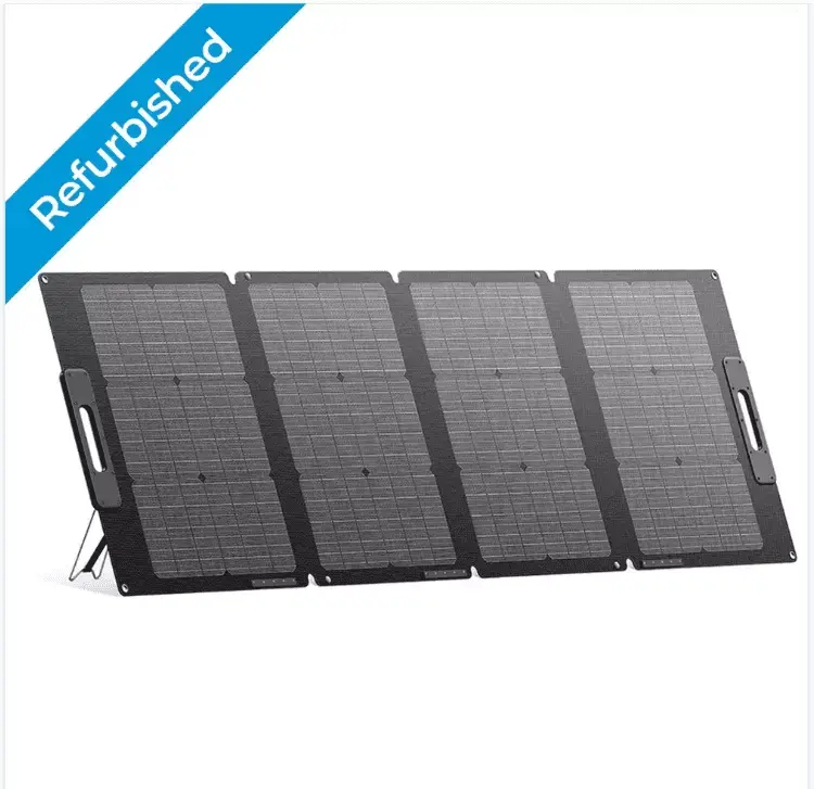 BLUETTI 220W Foldable Solar Panel AC200P Max EB70S EB55 Power Stations Off-Grid Camping