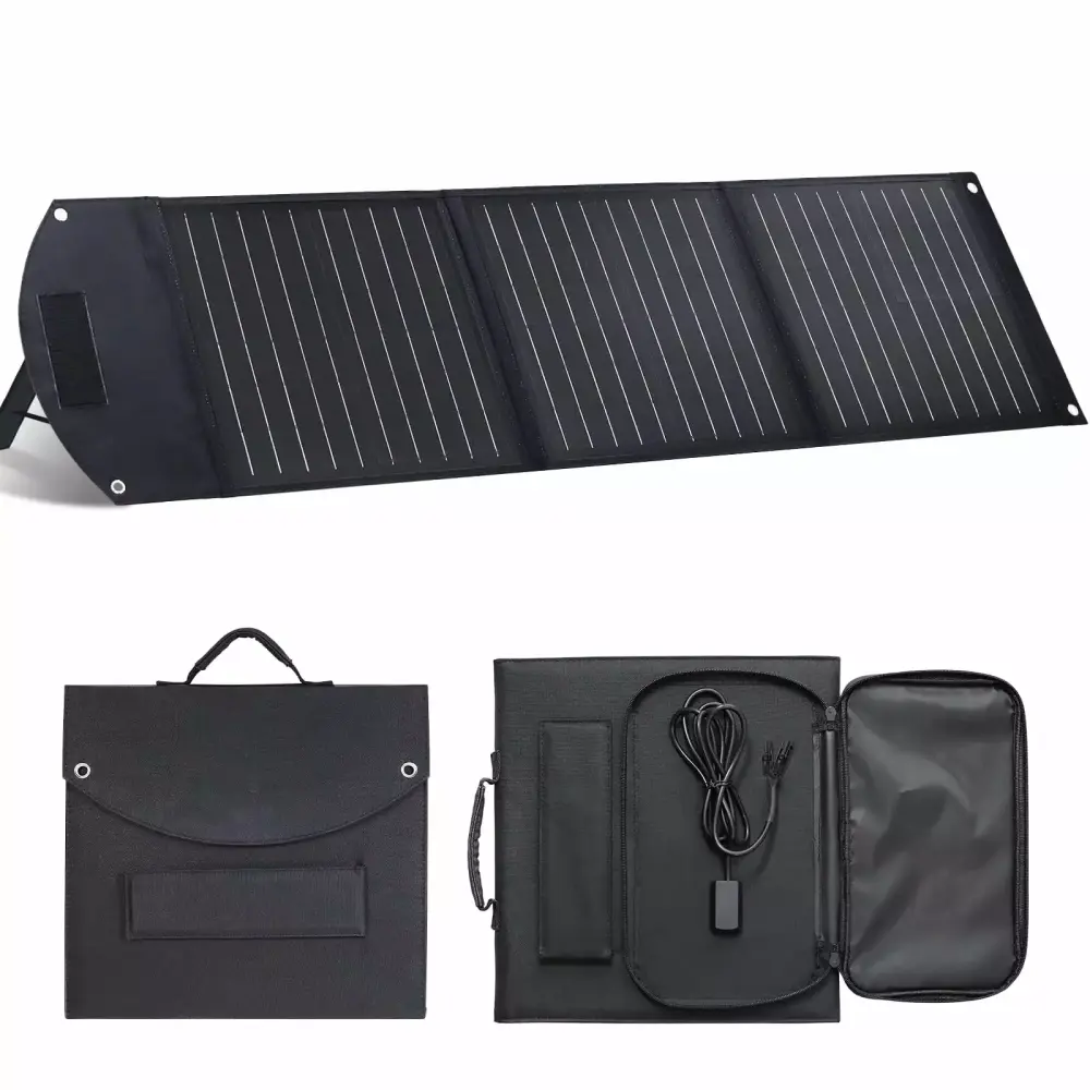 WERCHTAY 60W Foldable Solar Panel Charger MC4 Connector IP65 Waterproof Power Stations RV Camping Laptop
