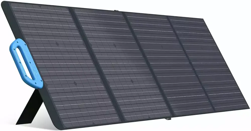BLUETTI 120W Foldable Solar Panel Kickstand AC200P AC200MAX EB70 EB55 Solar Generators