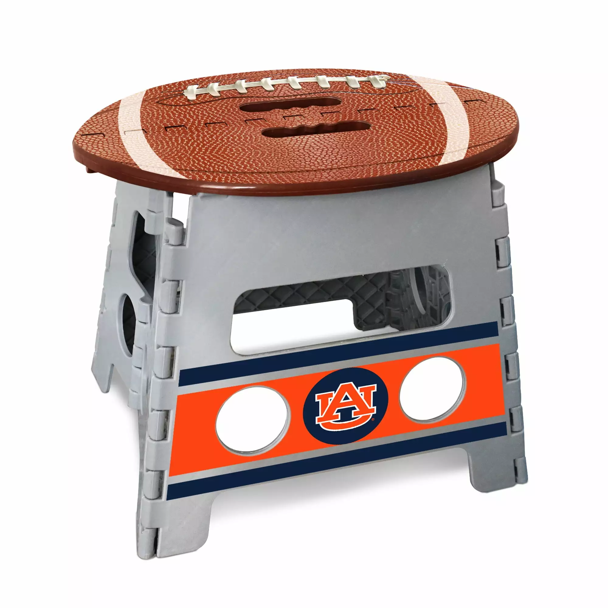Auburn University Folding Step Stool 14x13 - Durable and Portable Step Stool Home Use Fanmats