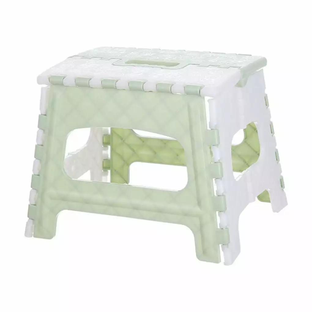 Collapsible Plastic Step Stool Non-Slip Shower Chair Kids Adults Travel DIYOO