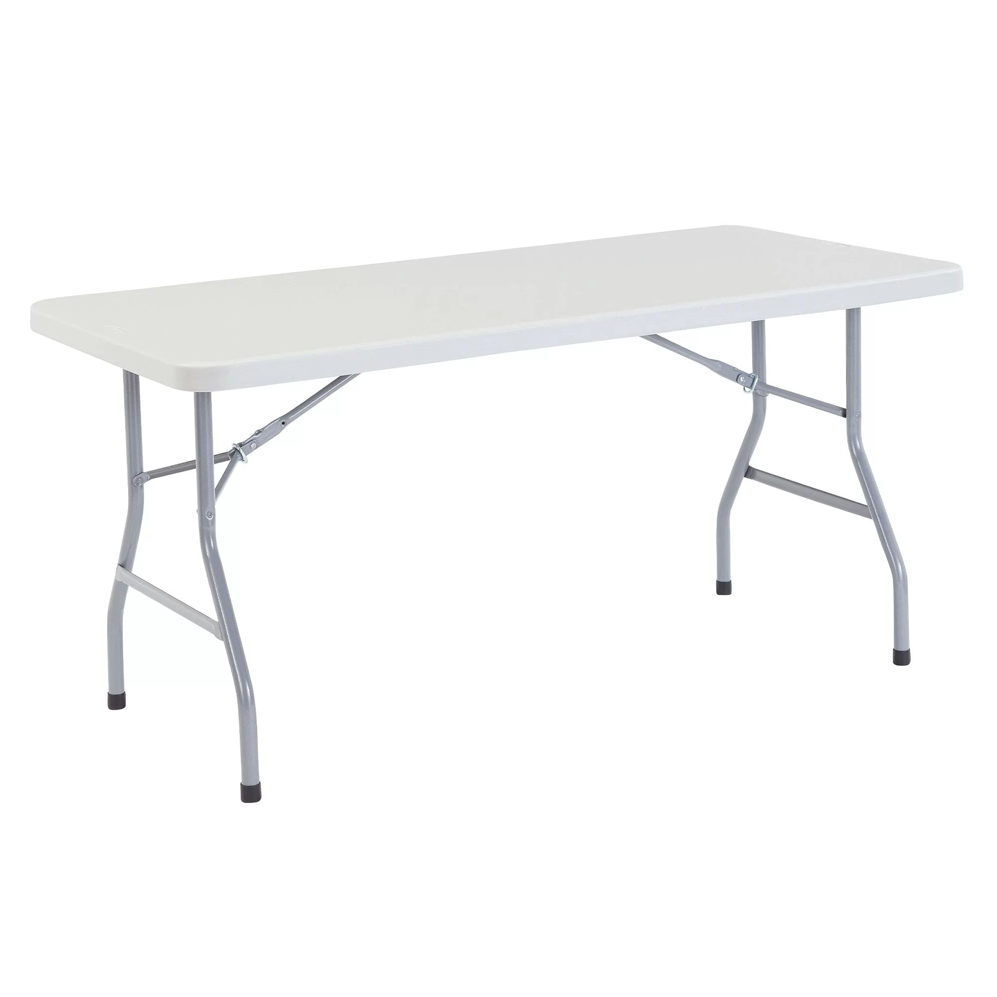 National Public Seating BT3000 30 x 60 Inch Plastic Folding Table Speckled Grey