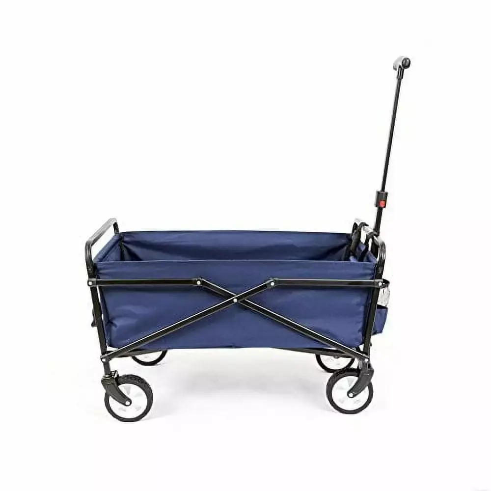 Collapsible Folding Beach Outdoor Utility Wagon Navy Blue Regular