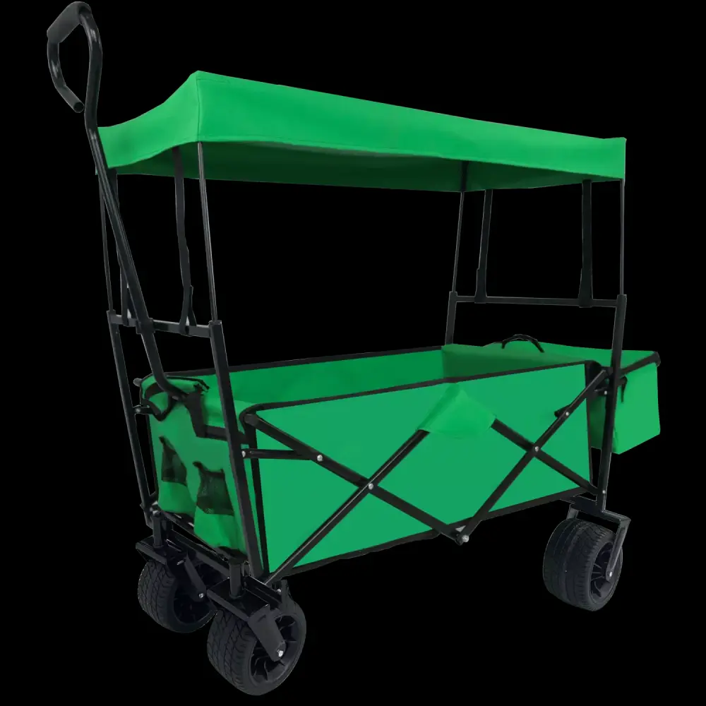 ZJbiubiuHome Outdoor Garden Park Utility Wagon Portable Beach Trolley Cart Camping Foldable Wagon