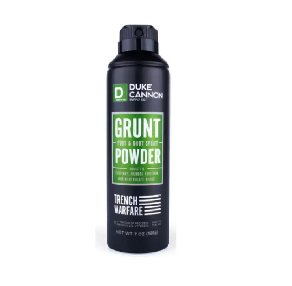 Duke Cannon Grunt Powder Boot Foot Powder Odor Control
