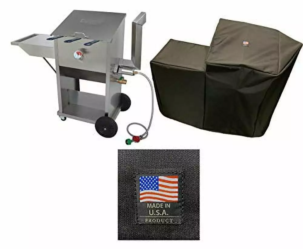Enterprises 700-709 PVC Coated Polyester Cover 9 Gallon Deep Fryer Made USA MingWei