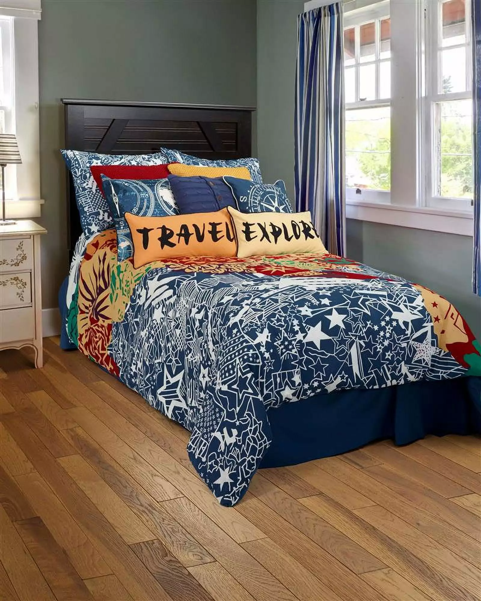 Wildon Home Dinalie 4 Piece Easeer Set - Soft Microfiber - Full Size - Modern Design Rizzy Home