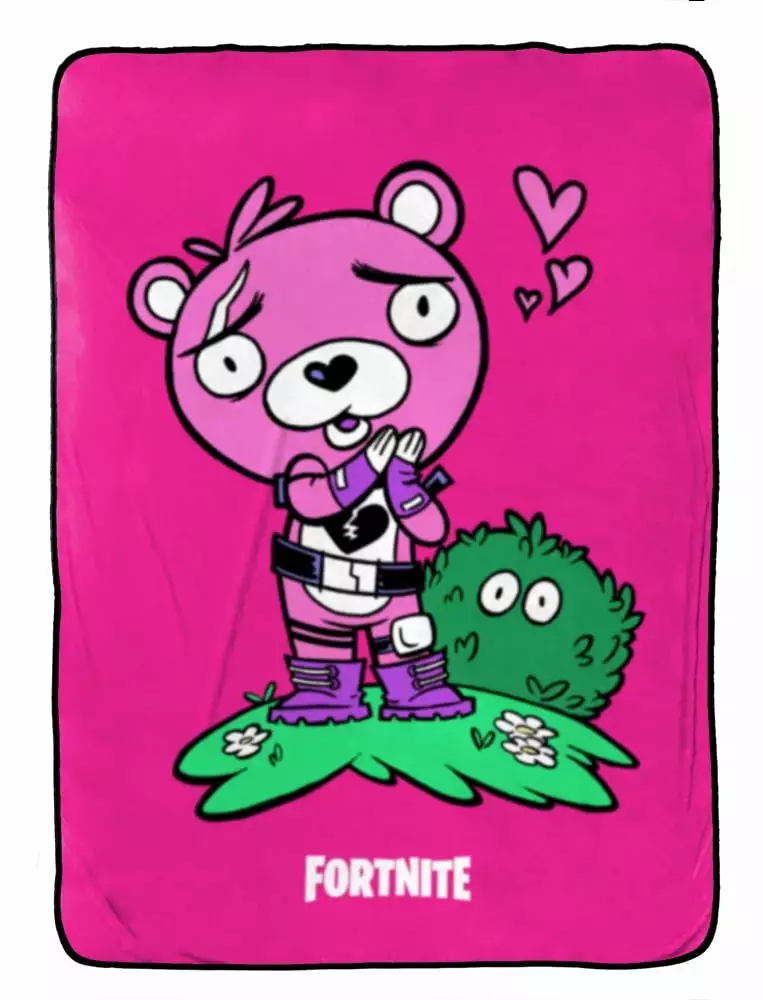 Fortnite Cuddle Team Leader Blanket Gaming Bedding Soft Cozy Throw