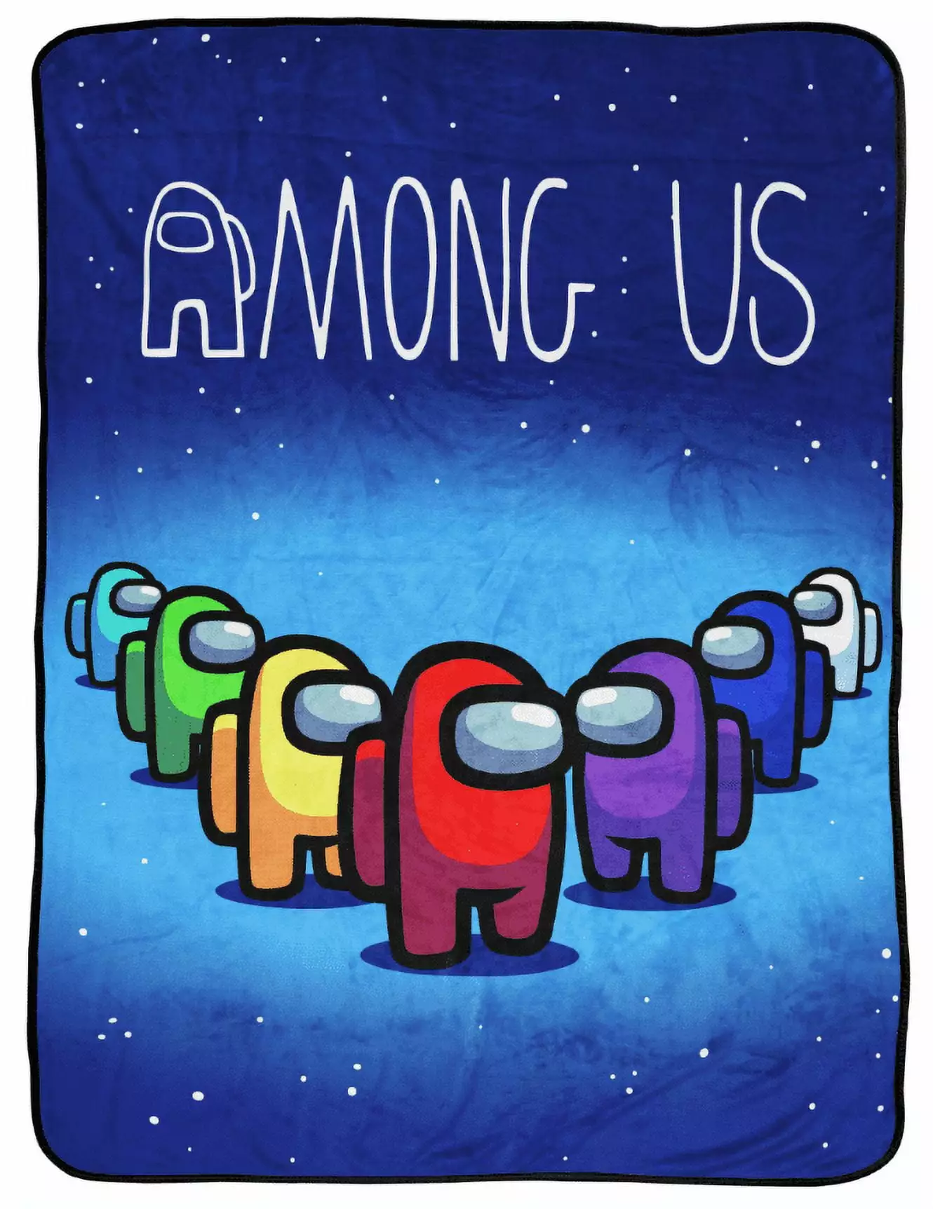 Among Us Loading Silk Touch Throw 40 x 50 Microfiber Blue Innersloth Gaming Bedding