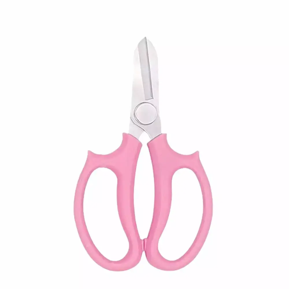 BAOQIN Garden Scissors Comfort Grip Handle - Pink Flower Arranging Scissors Clearance Sale