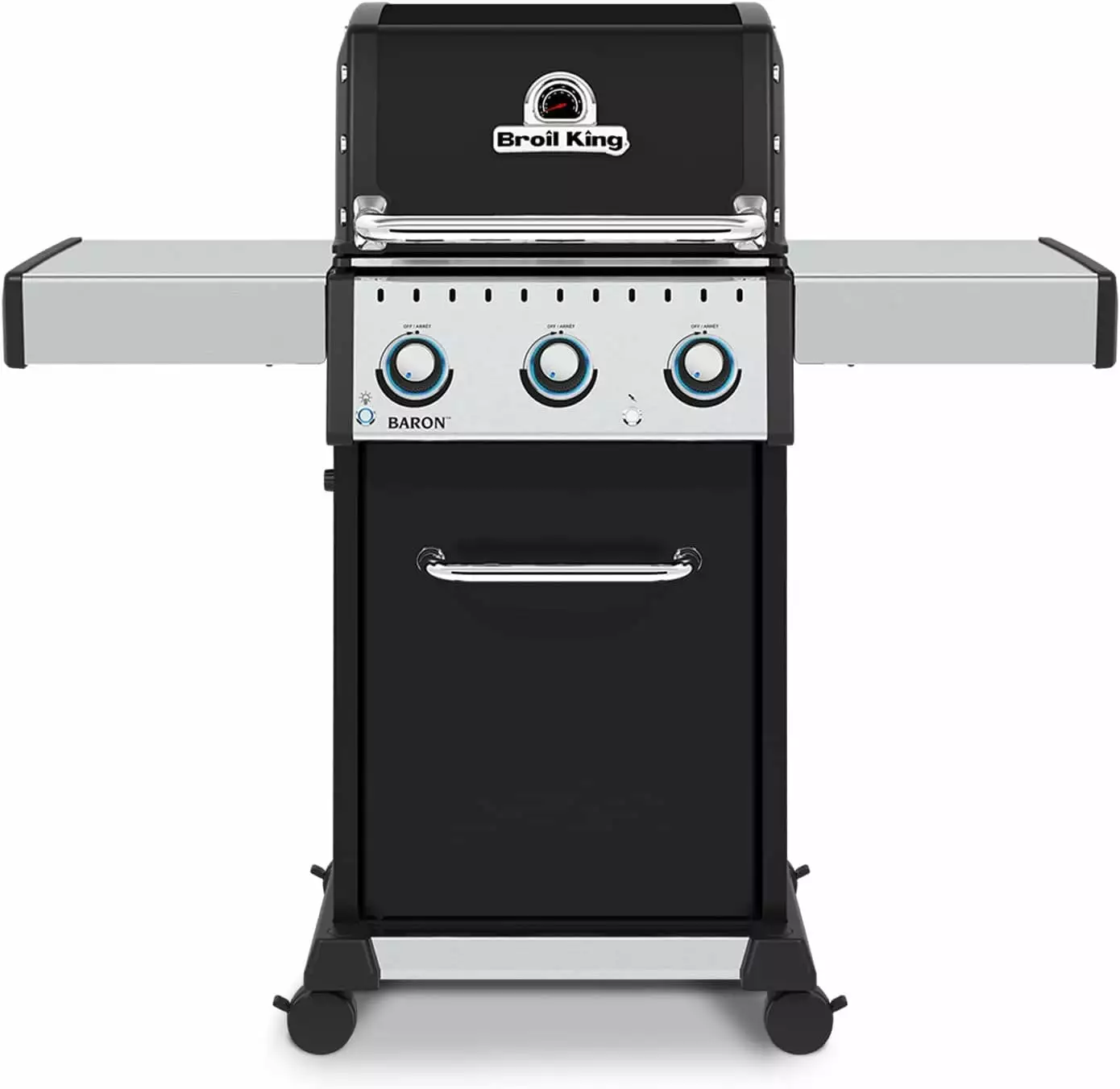 Broil King Baron 320 Pro Liquid Propane Gas Grill Silver and Black
