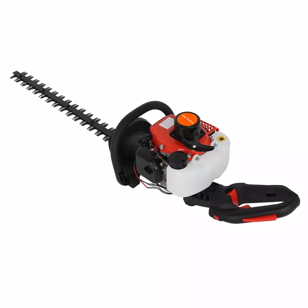 Fogcroll 26cc Gas Bush Cutter Hedge Trimmer 24 Inch Double Side Blade Fuel Efficient Low Noise 1