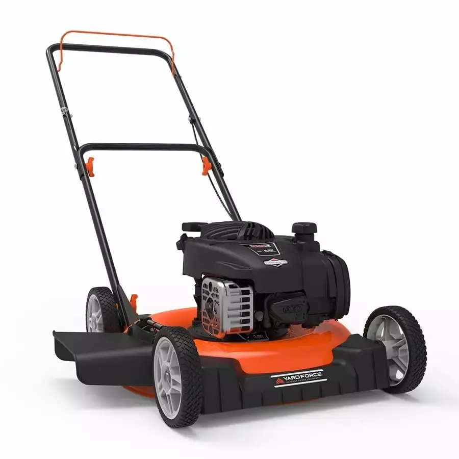 Yard Force 20 Inch 125cc e450 Series Briggs & Stratton Gas Walk Behind Lawn Mower 20