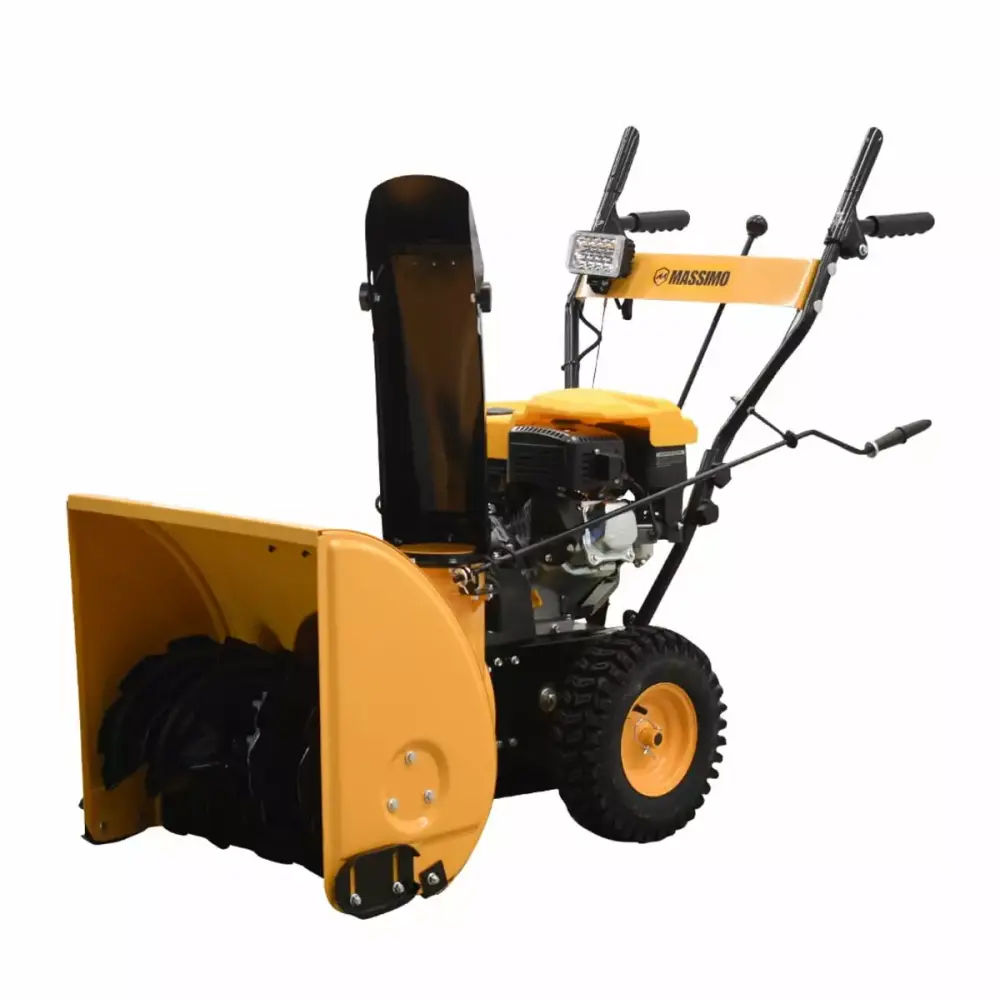 Massimo Motor 24 196cc 2-Stage Electric Start Gas Powered Snow Blower Heavy Snow Removal 24
