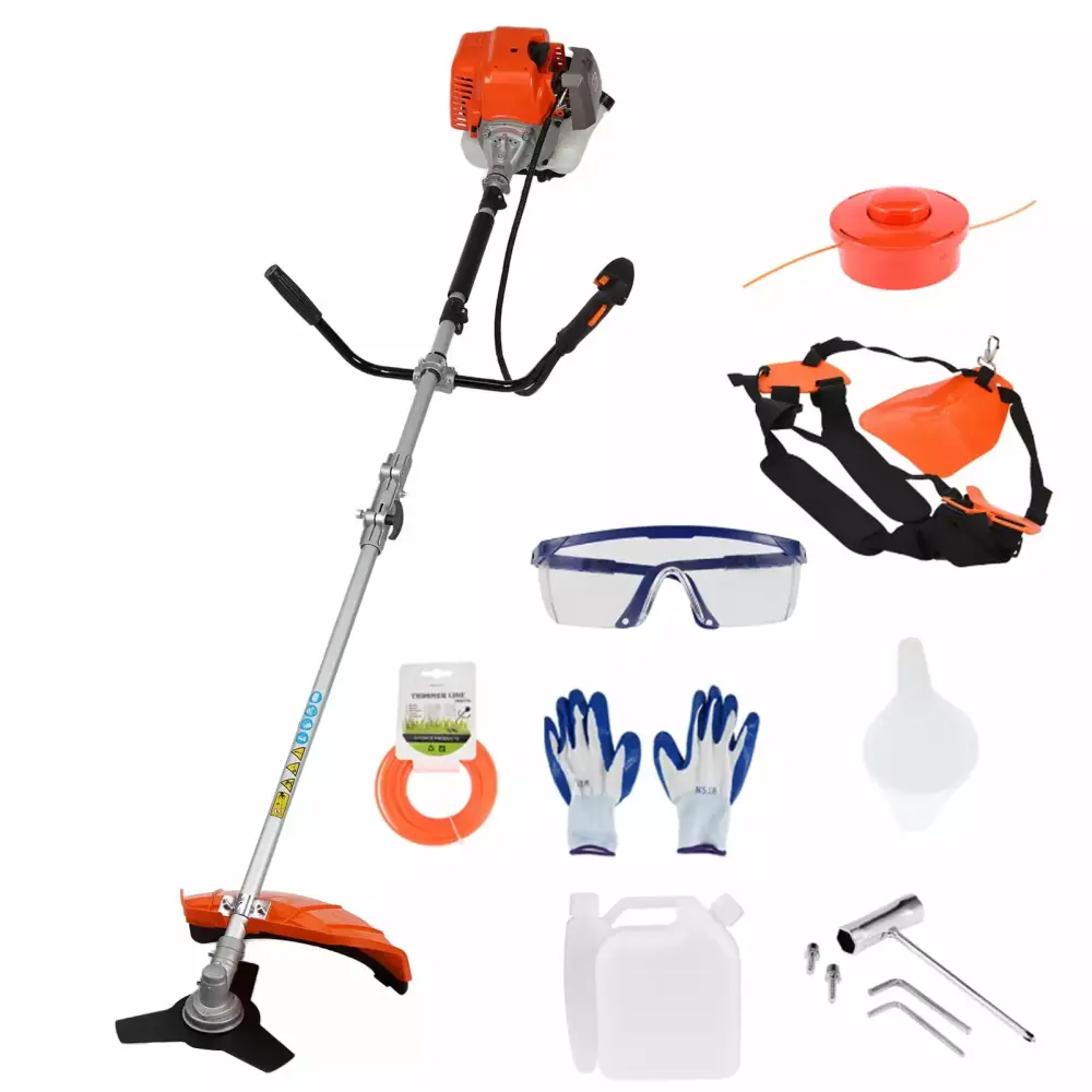 Kemweao 52cc Gas Weed Wacker 2--1 Brush Cutter and String Trimmer Shoulder Strap 52cc