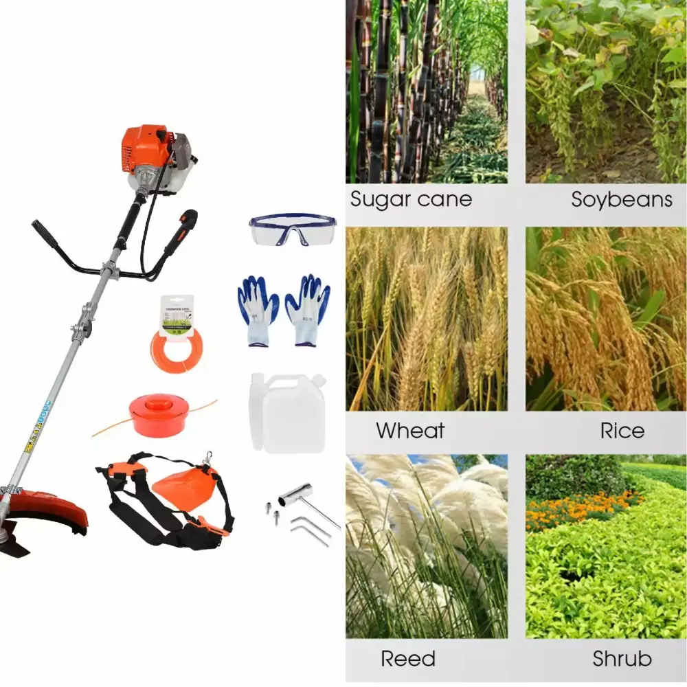Lifetechs 52CC Gas Weed Trimmer Cordless Hedge Trimmer 2-Stroke Brush Cutter Lawn Mower