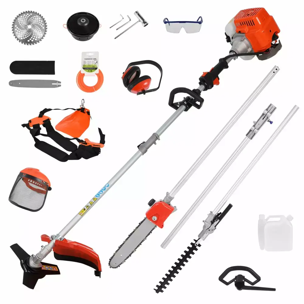 Wharick 52CC Gas String Trimmer Hedge Trimmer Lawn Mower Weed Eater Edger Brush Cutter