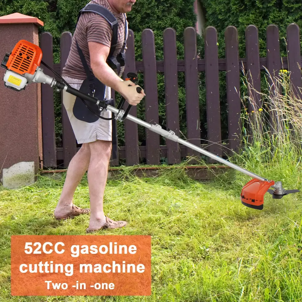 zhikuangxia 52cc Gas Weed Wacker 2 1 Weed Eater Brush Cutter and Gas String Trimmer 2-Stroke