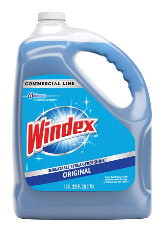 Windex 12207 Commercial Line Glass Cleaner Refill 1 Gallon