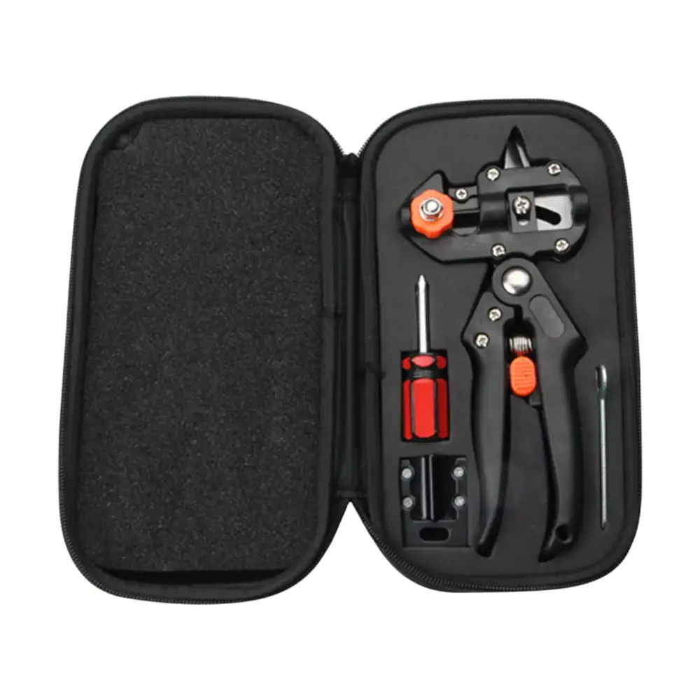 Professional Grafting Tools Kit - 2--1 Garden Pruning Shears Replaceable Blades Fruit Trees Type