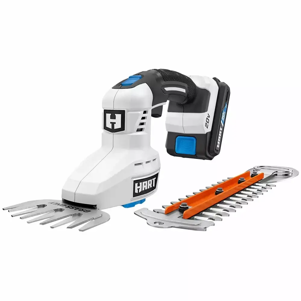 HART 20-Volt Shear and Shrubber Kit 2.0Ah Lithium-Ion Battery