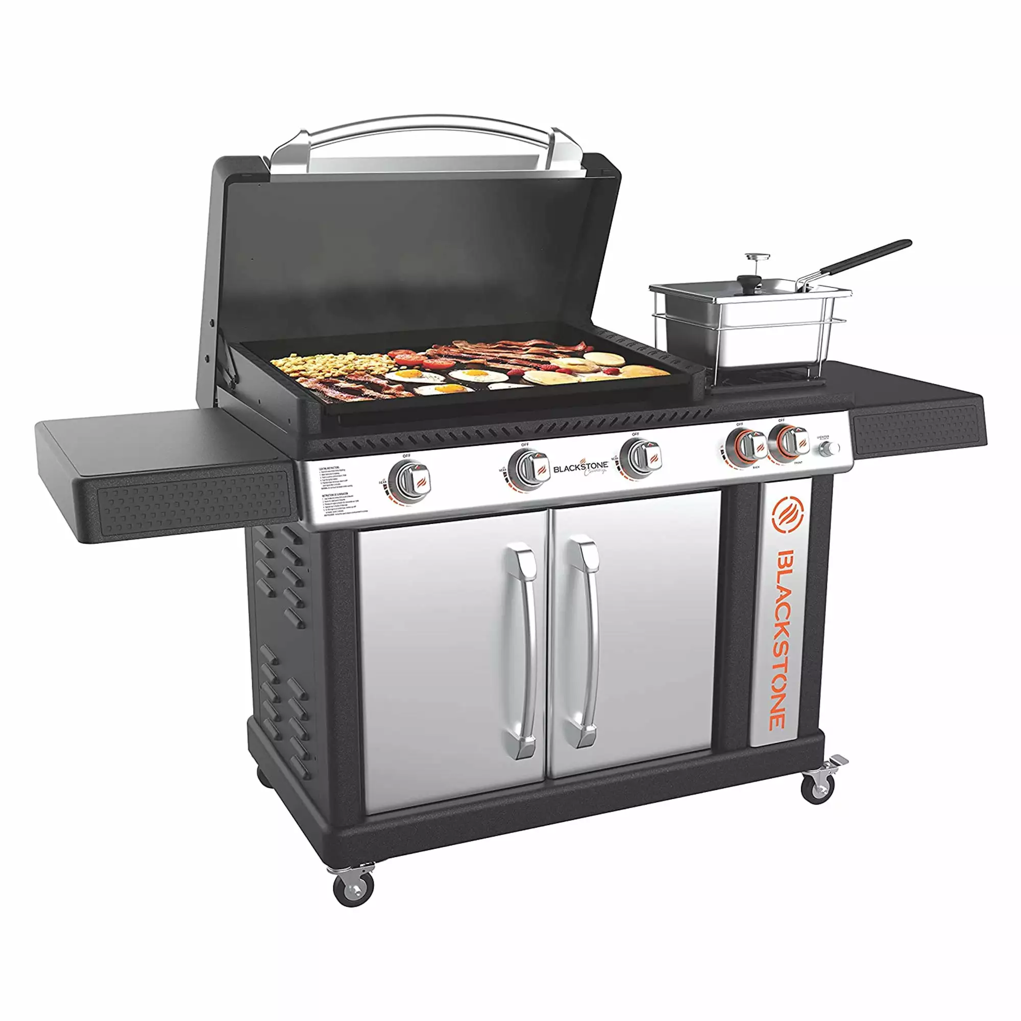 Blackstone 28 Inch XL 3 Burner Propane Griddle Cooking Station Cabinets