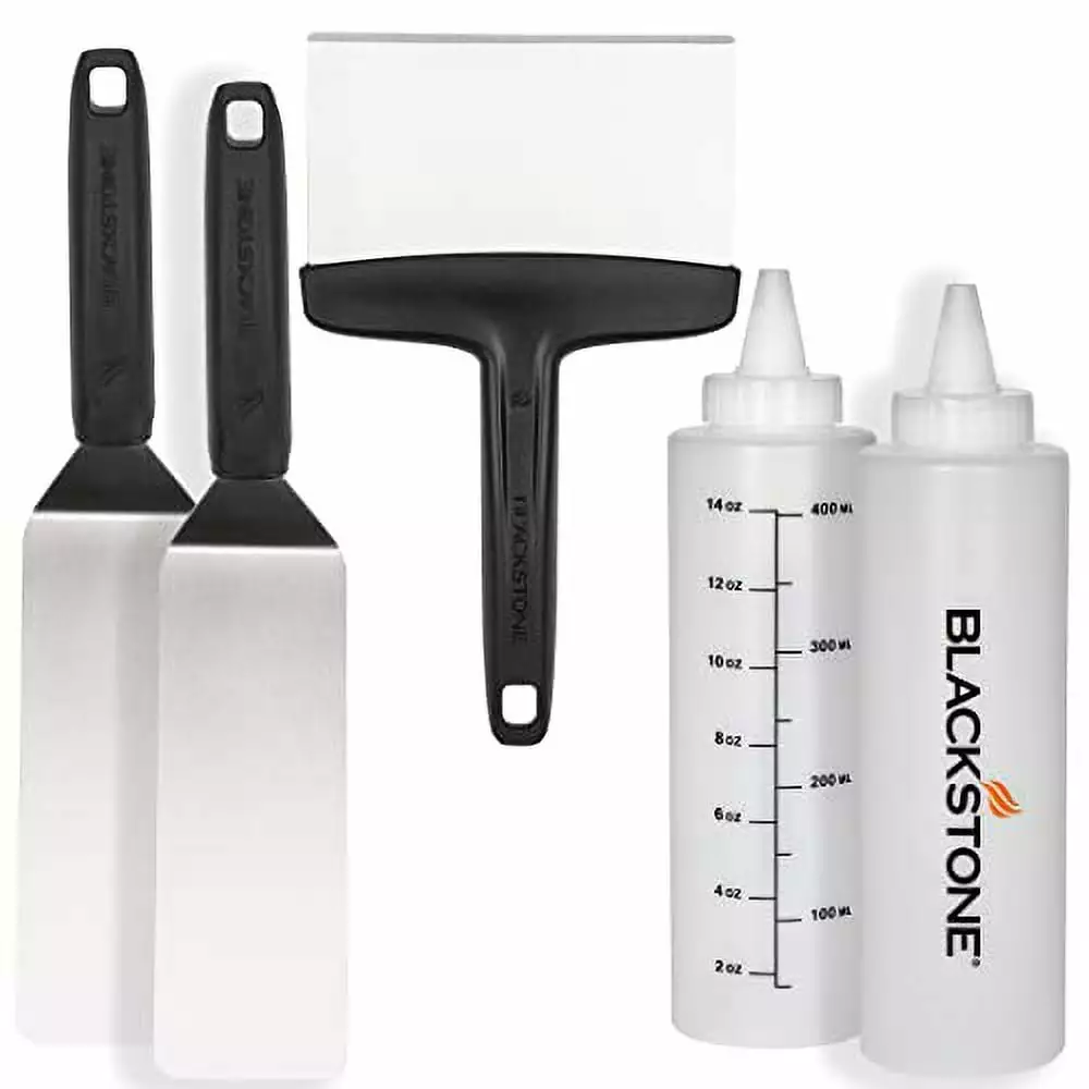 Blackstone Professional Grade 5-Piece Griddle Accessory Tool Kit Cookbook