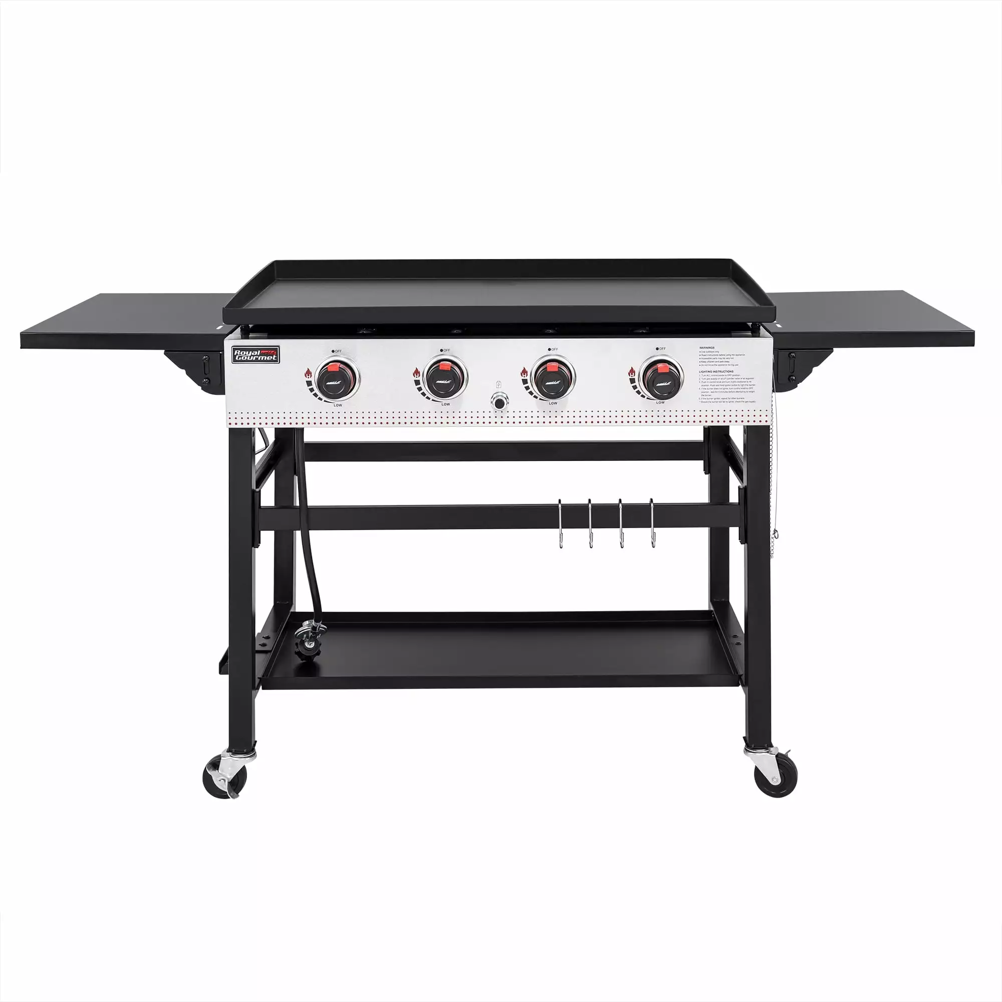 Royal Gourmet 36 GB4002 4-Burner Flat Top Gas Grill Griddle Outdoor Cooking