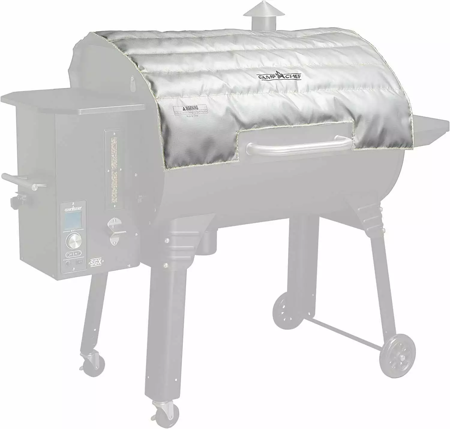 Camp Chef PG36BLKL Pellet Grill Blanket 36in Silver Insulation Cold Weather