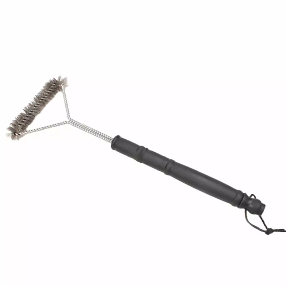 12In BBQ Grill Cleaning Brush Stainless Steel Wire Bristle Barbecue Oven Scraper Kabuda
