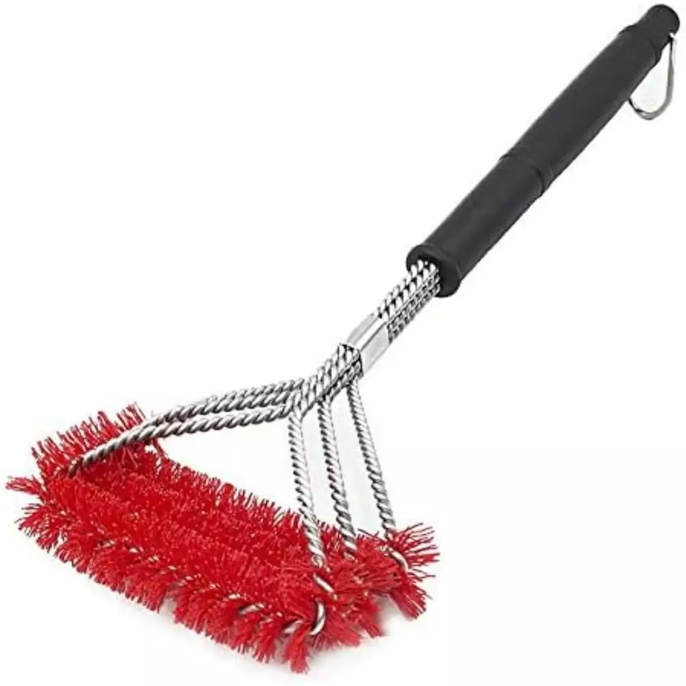 KEINXS Nylon Grill Brush Bristle Free Alternative Stainless Steel Grill Cleaning Brush Nylon Cold Scrub Technology Cleans ...