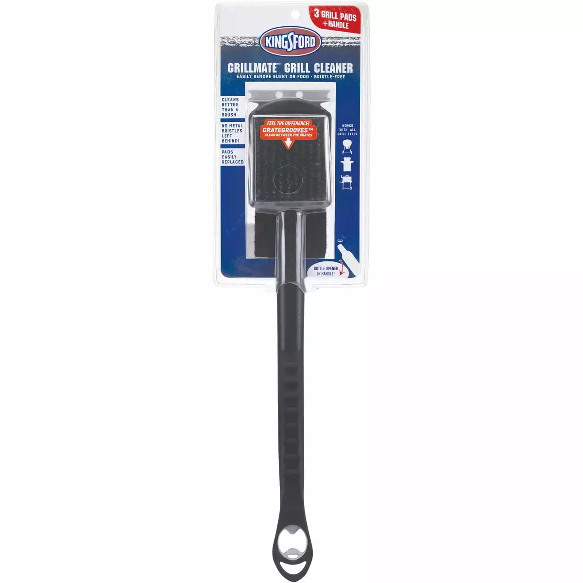 Kingsford GrillMate 14 Inch Synthetic Bristles Grill Cleaning Brush