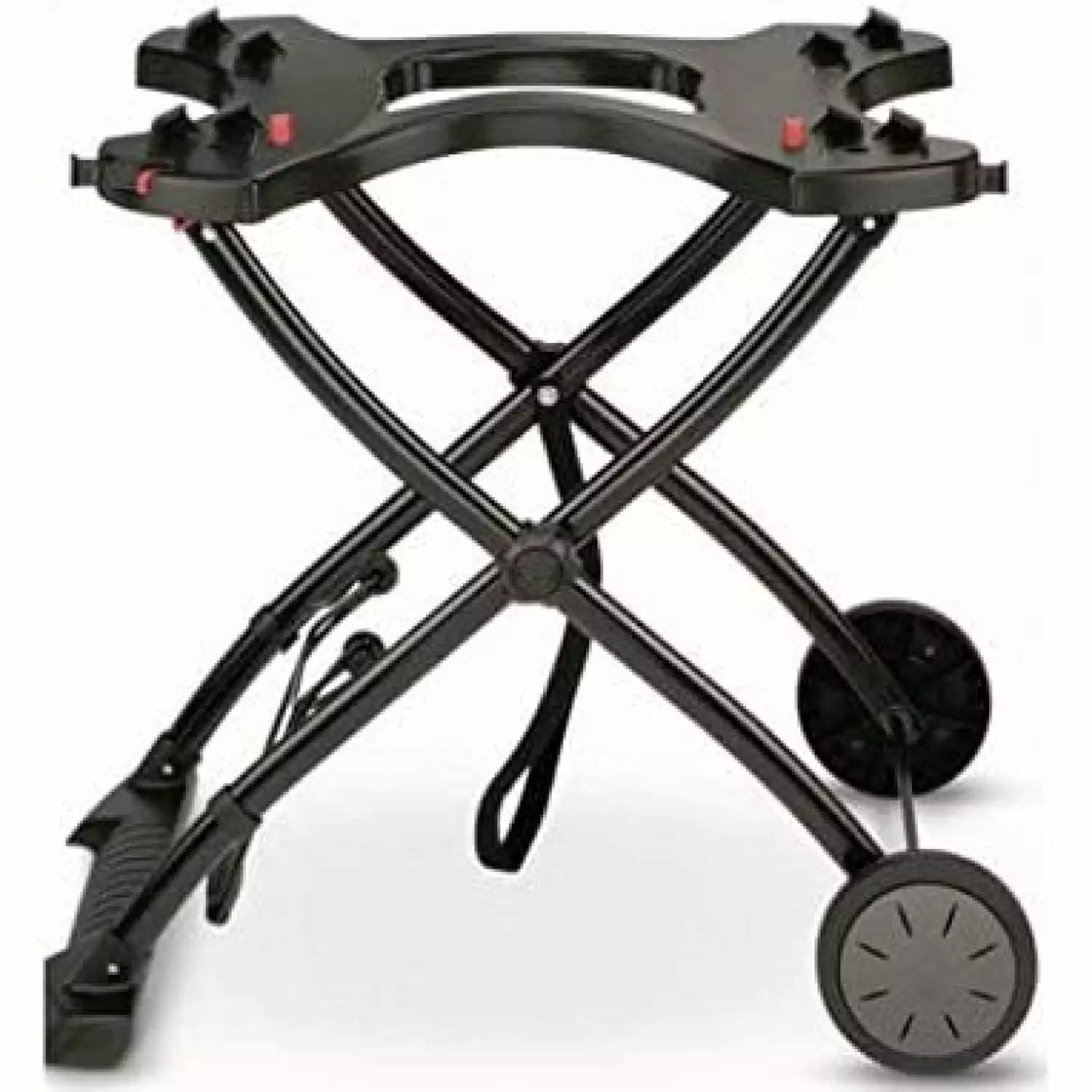 Weber Q Travel-Friendly Cart 28.2 x 21 x 25 Inches Black Portable Grill Stand CMS