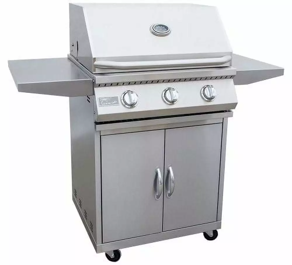Kokomo KO-BAK3BG-C 3 Burner Grill Cart Outdoor Cooking
