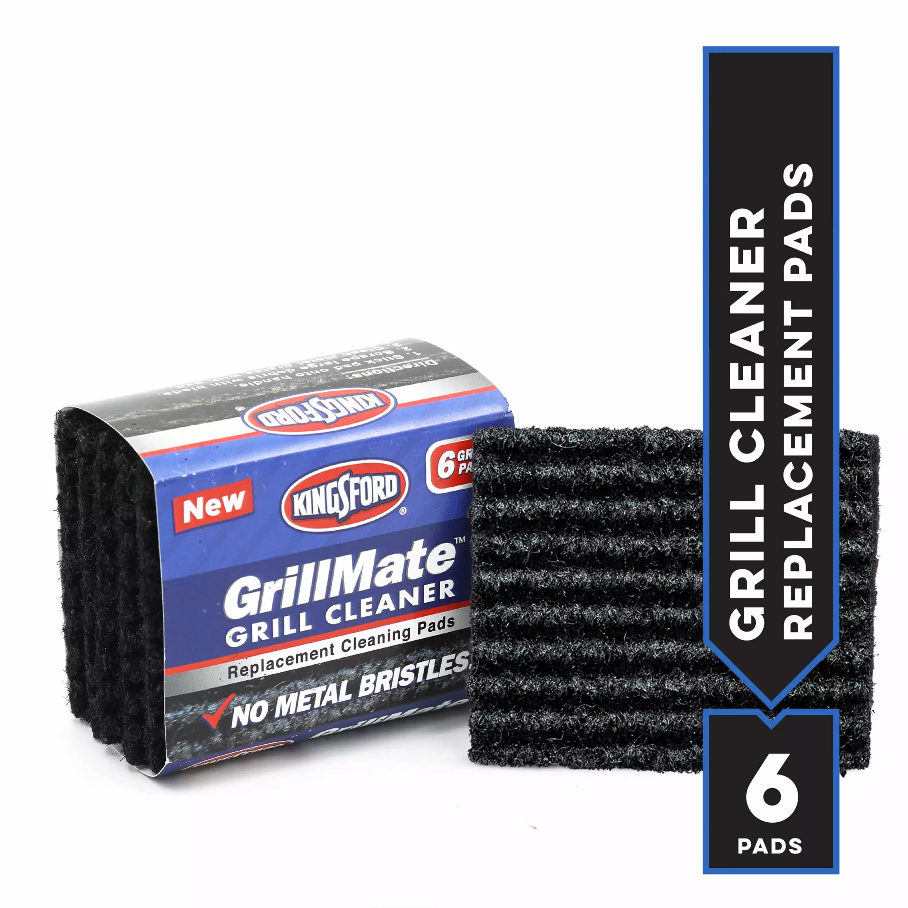 Kingsford GrillMate Grill Cleaner Replacement Pads Pack 6