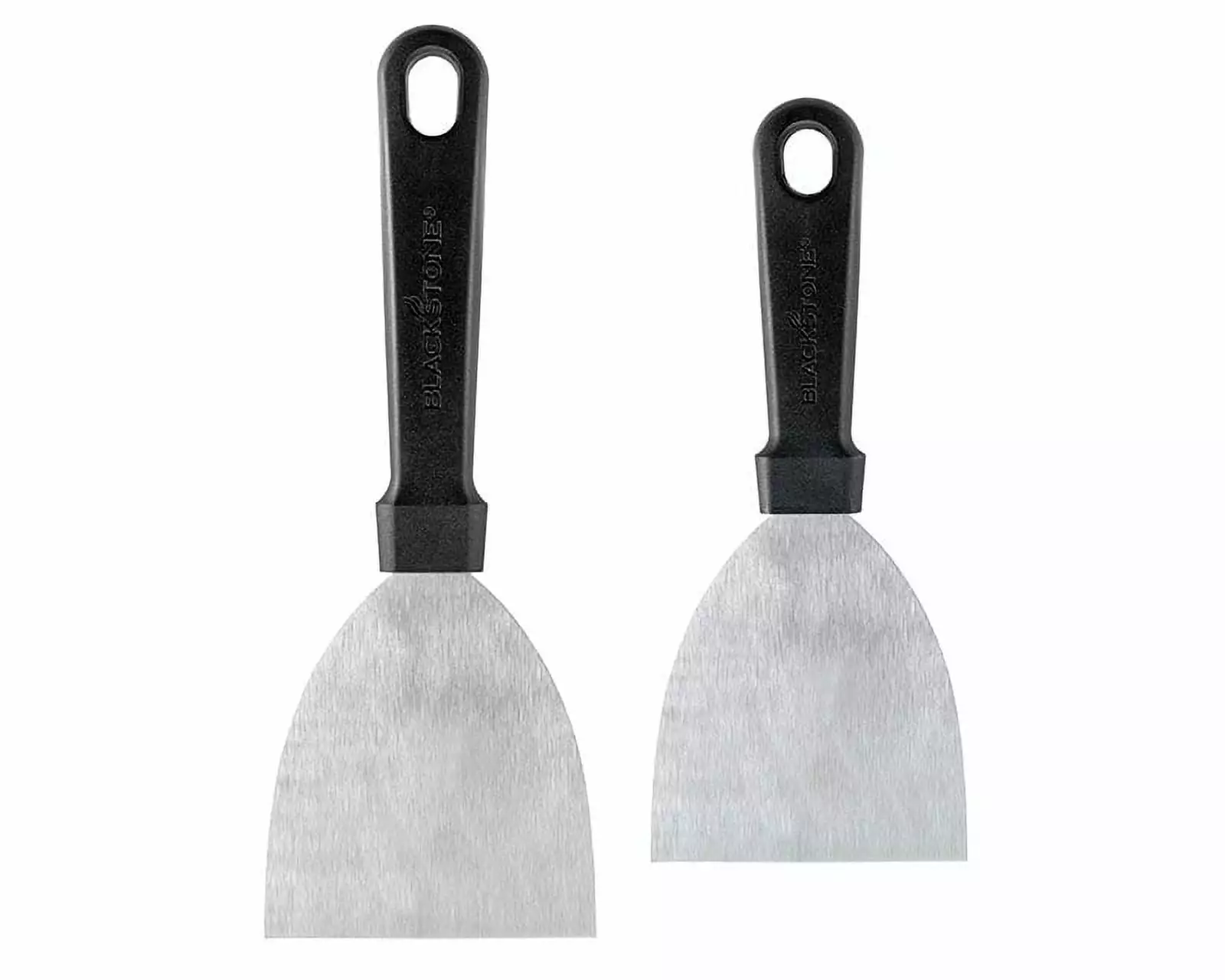 Blackstone 4-Piece Stainless Steel Scraper Set Plastic Handles 2-Pack