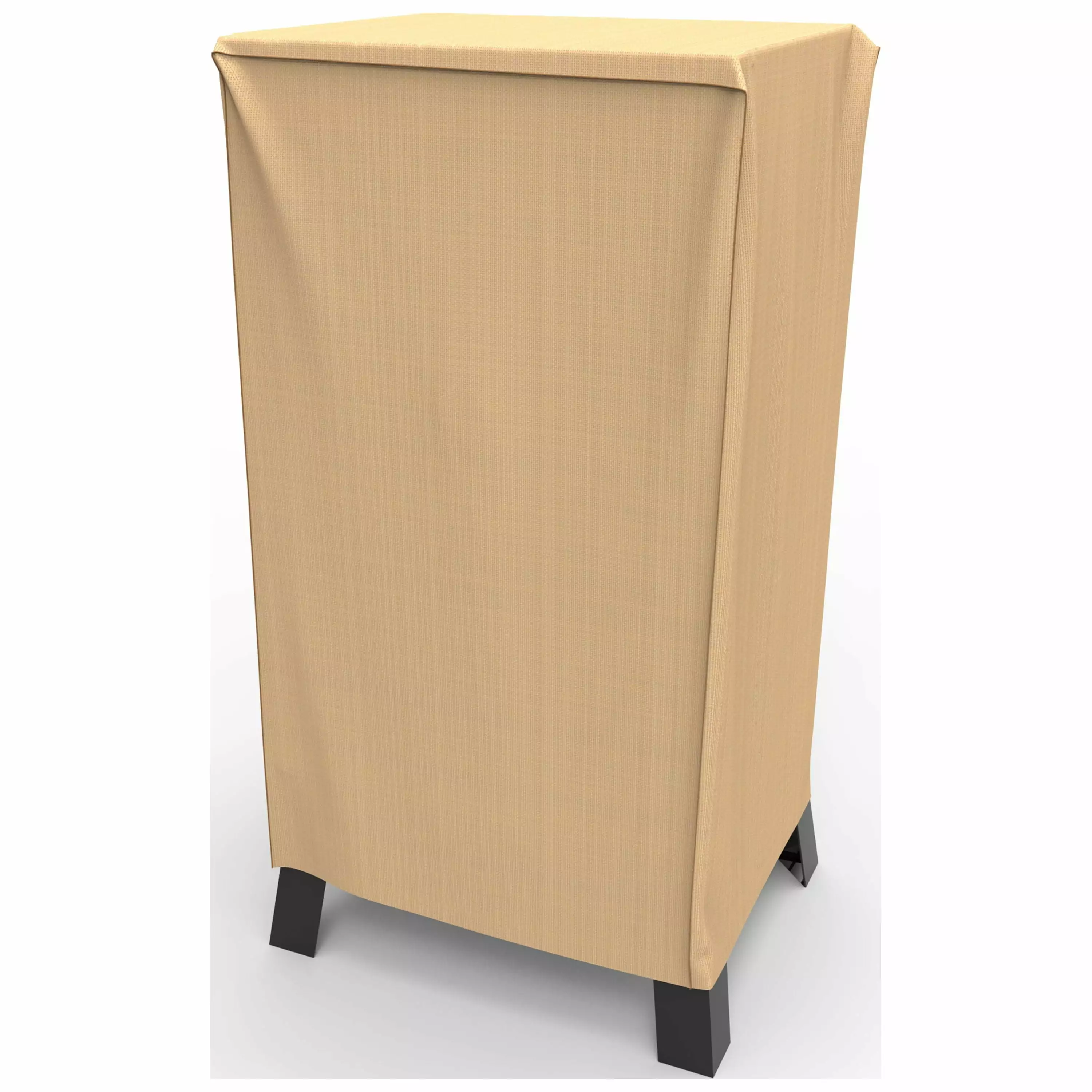 Budge 29 W Tan Patio Square Smoker Grill Cover - Sedona Style Outdoor Protection Budge Industries