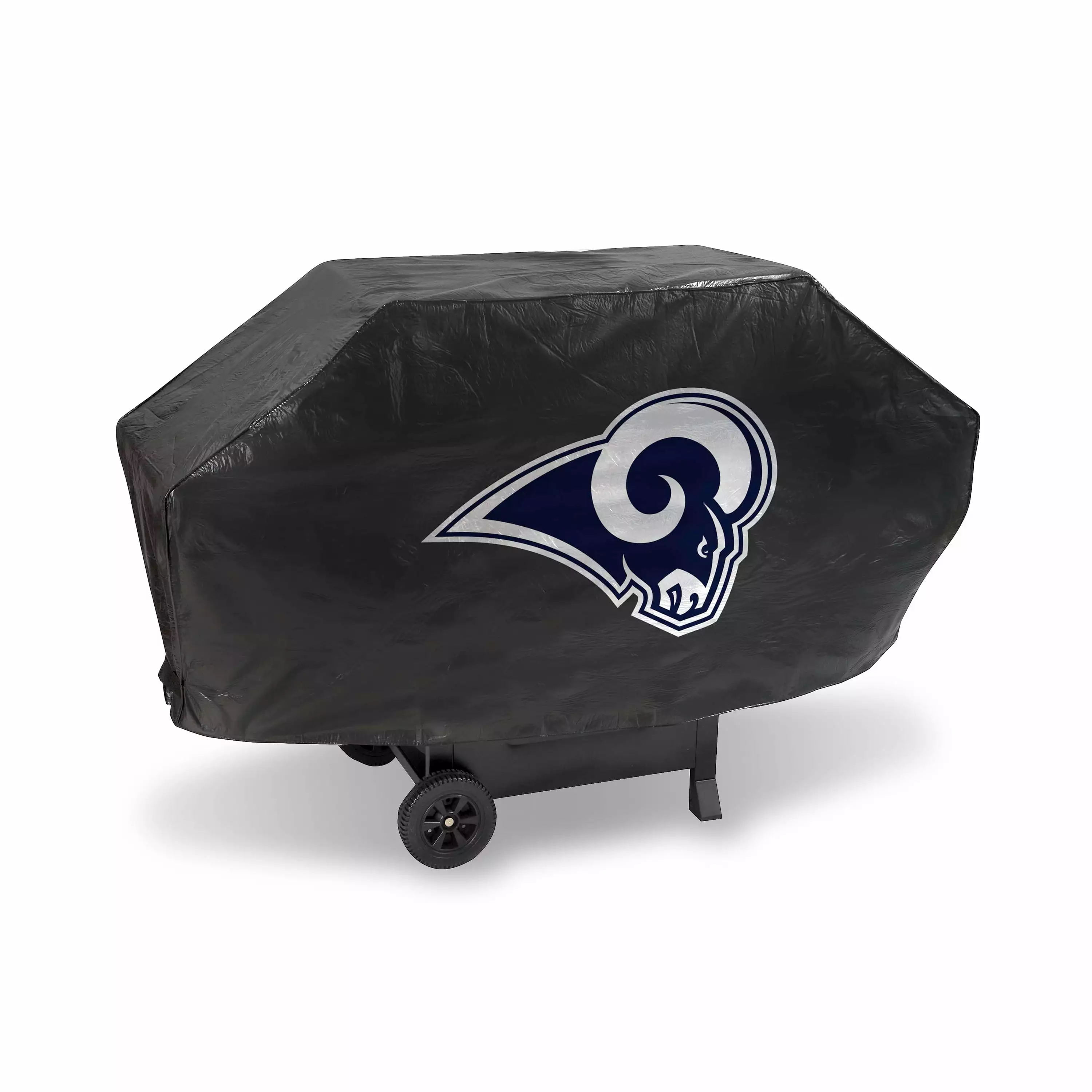 NFL Deluxe Grill Cover - Los Angeles Rams Themed Heavy Duty Protective Cover Outdoor Grills Rico Industries