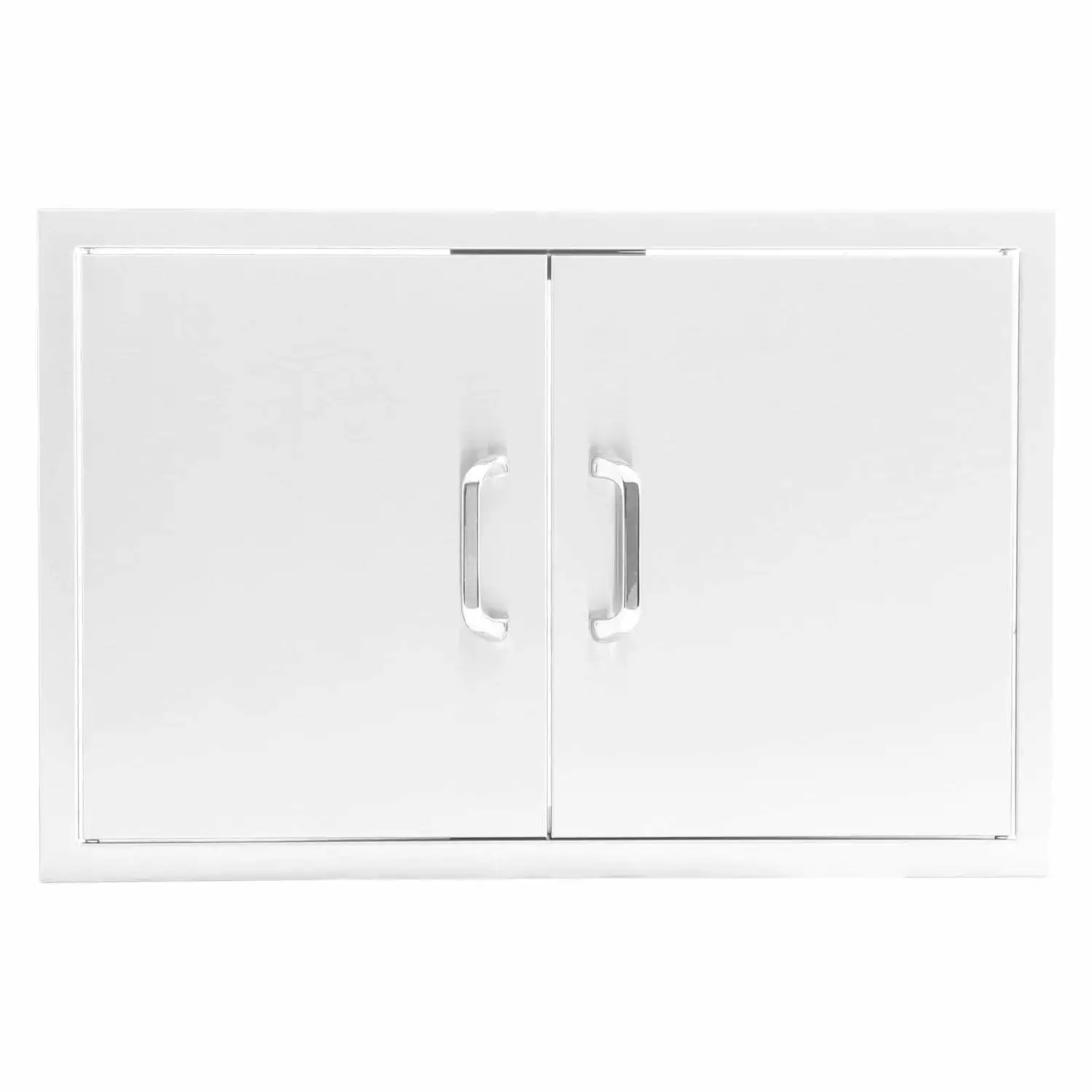 BBQGuys Signature 25-Inch Stainless Steel Double Access Door Traditional Style