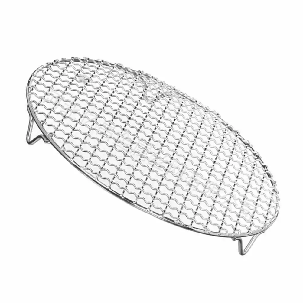 BBQ Net Hibachi Grill Grid Wire Cooling Rack Stainless Steel Grate Charcoal Travel-friendly Small Grilling