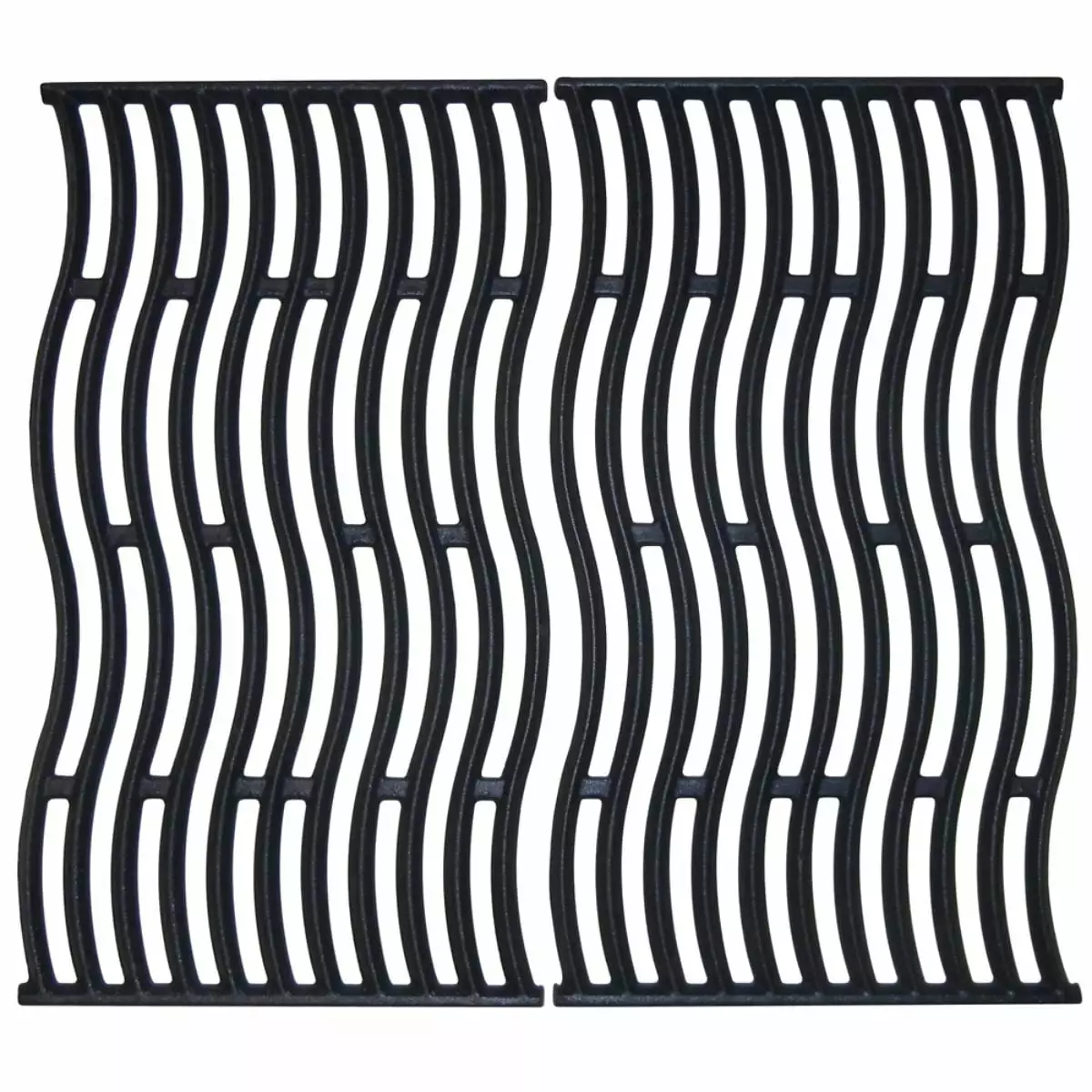 2pc Matte Cast Iron Cooking Grid Replacement Napoleon Gas Grills 18.75 Inches Contemporary Home Living