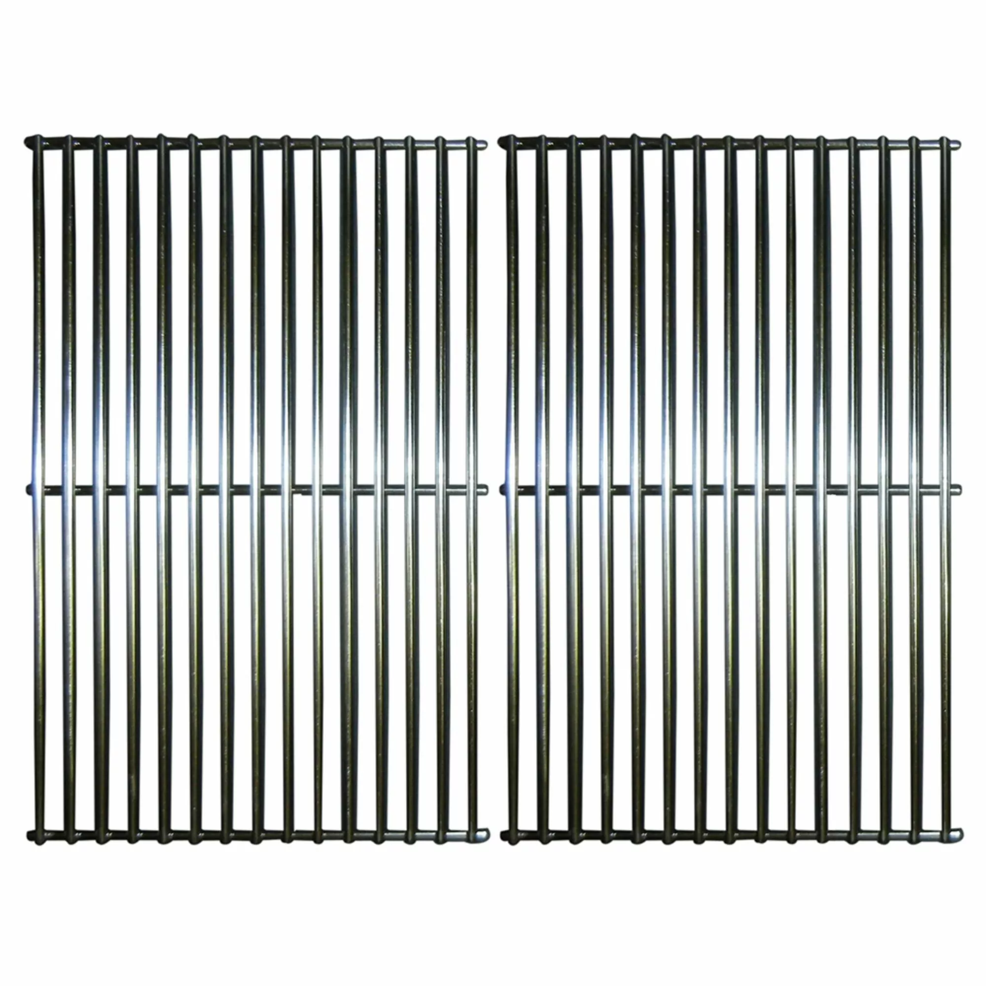 2pc Stainless Steel Wire Cooking Grid Weber and Kenmore Gas Grills 25.5 Inch Replacement Grates Contemporary Home Living