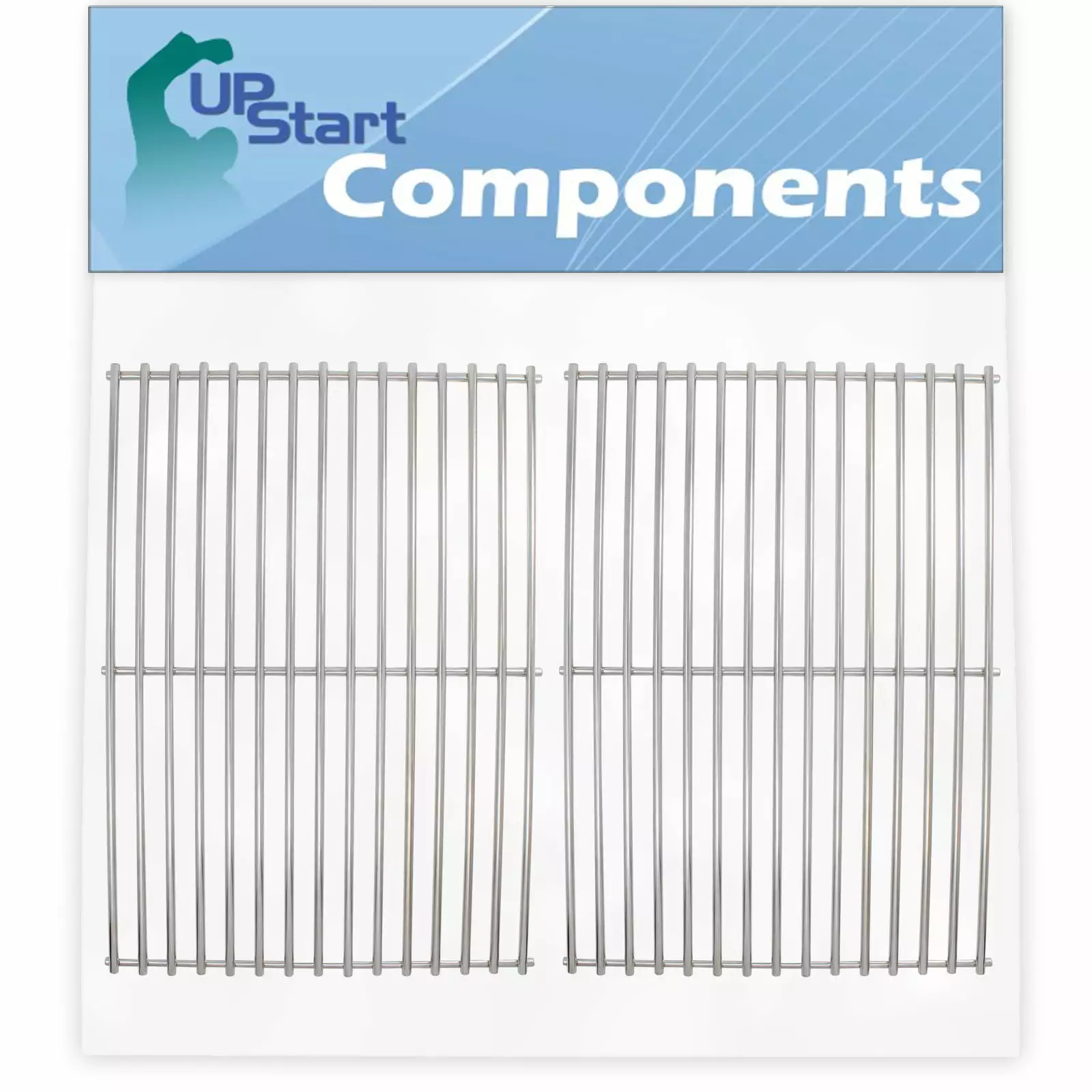 2-Pack BBQ Grill Cooking Grates Replacement Kenmore 16657 Synergistic Barbeque Grid UpStart Components