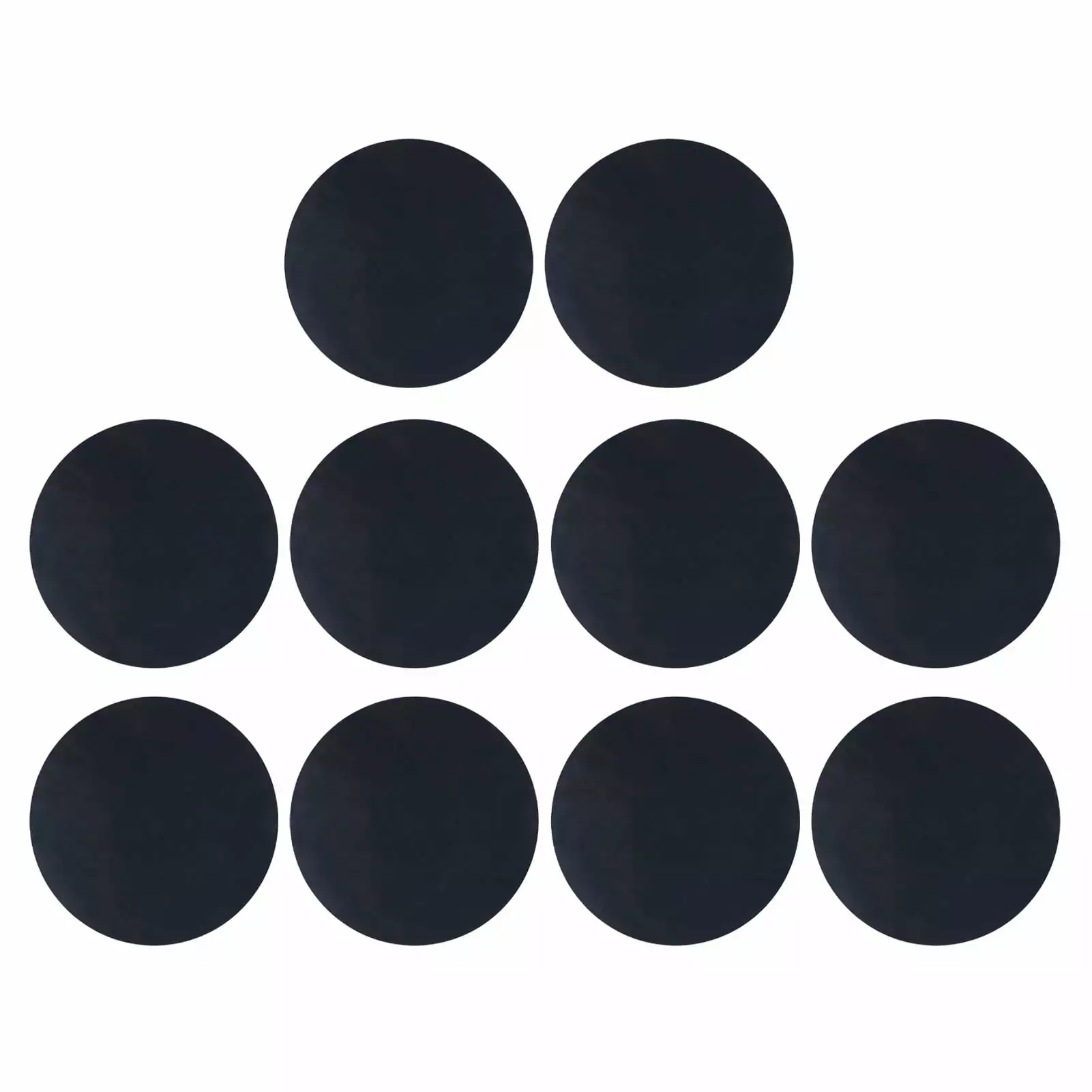 10Pcs Round BBQ Grill Mat - PTFE Reusable Non Stick High Temperature Resistant ZUISDAHFGBHG