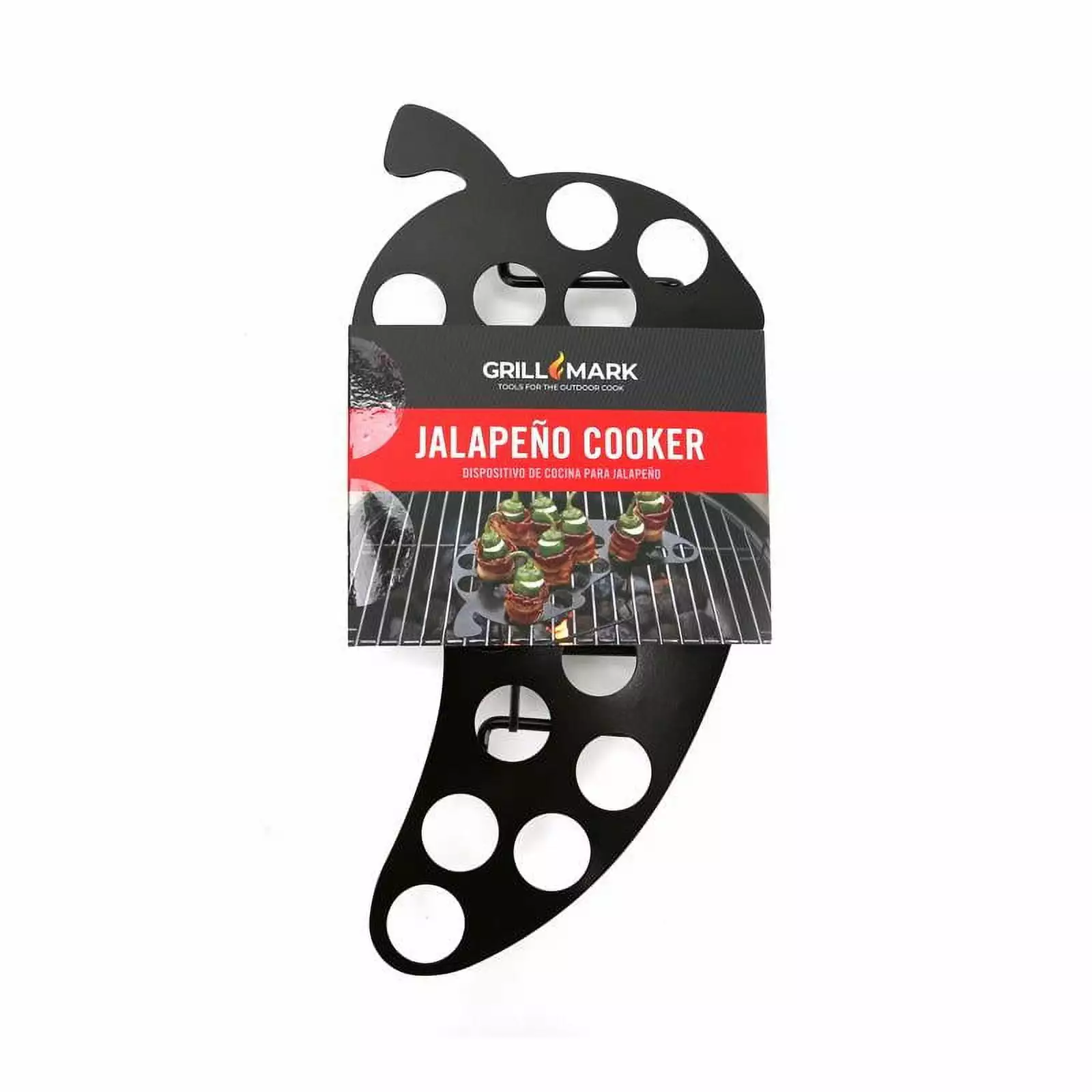 Grillmark Grill Mark 06136ACE Jalapeno Popper Tray - Black Steel