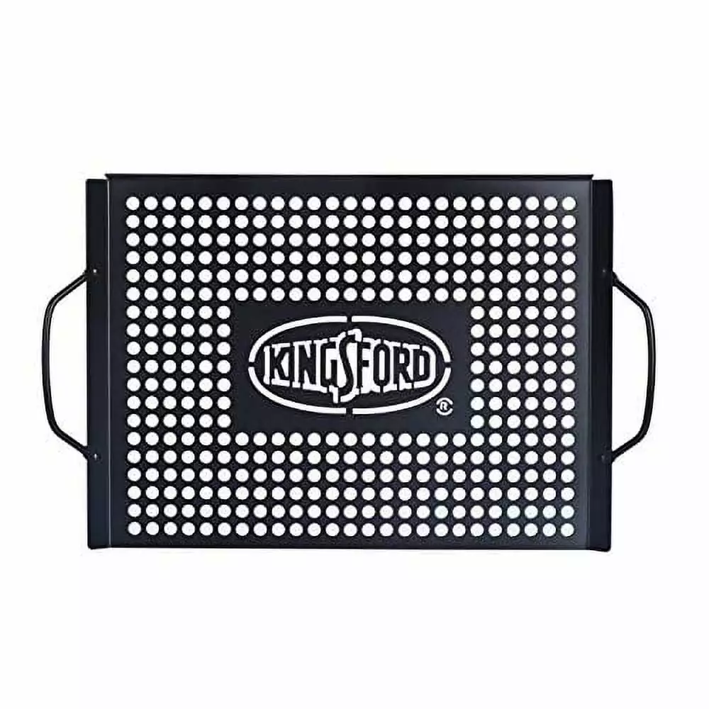 Kingsford Heavy Duty Non-Stick Grill Topper - Rust Resistant BBQ Grill Pan Handles